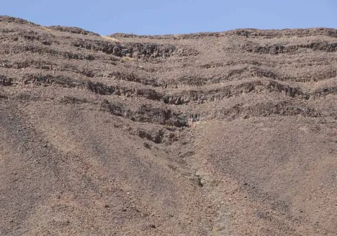 Harrat cliffs and steep slopes