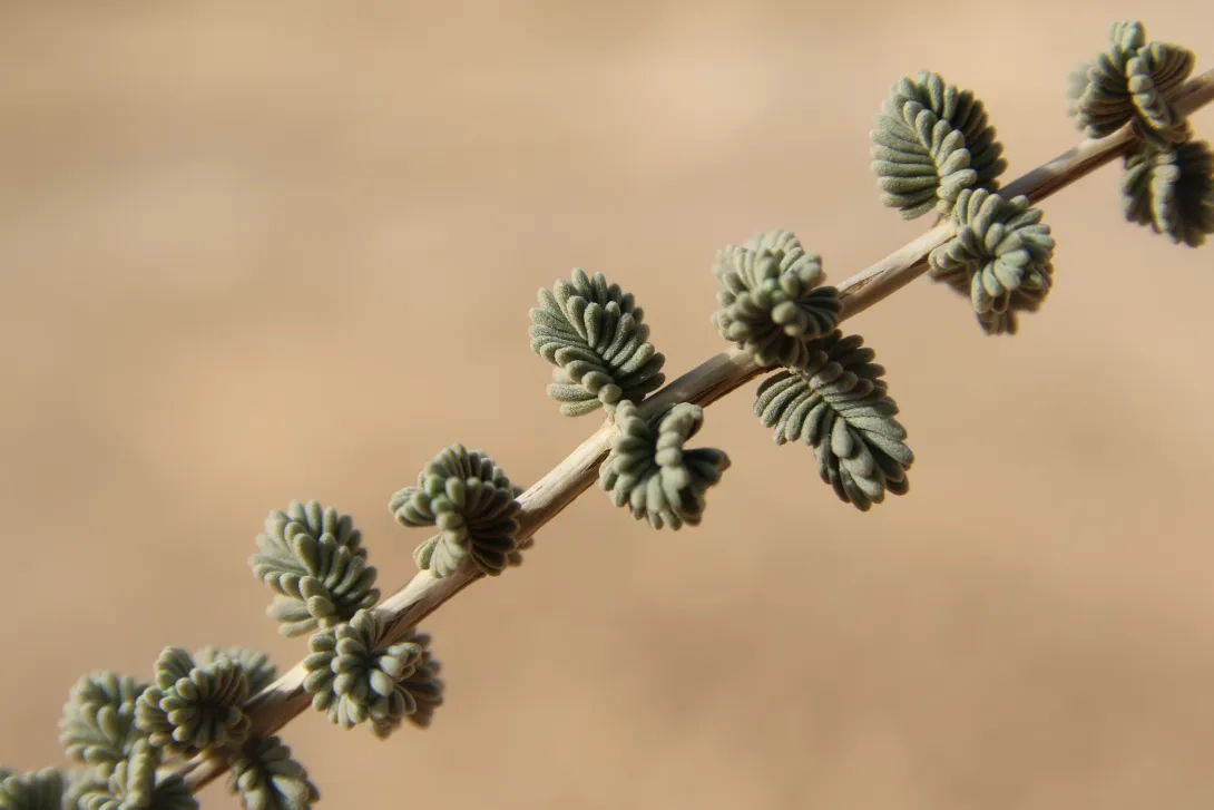 Thymbra nabateorum leaves